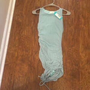 Elegant Blue Midi Dress